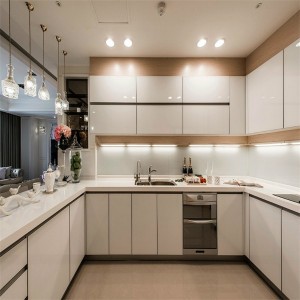 Customized Multifunctional Freestanding PVC Kitchen Cabinet