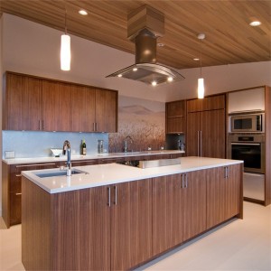 Contemporary Durable Heat Resistant Laminate Kitchen Cabinet